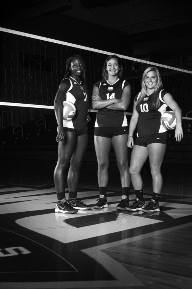 University of West Georgia volleyball senior players