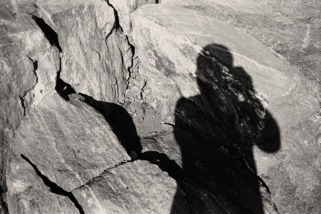 shadow self-portrait of photographer