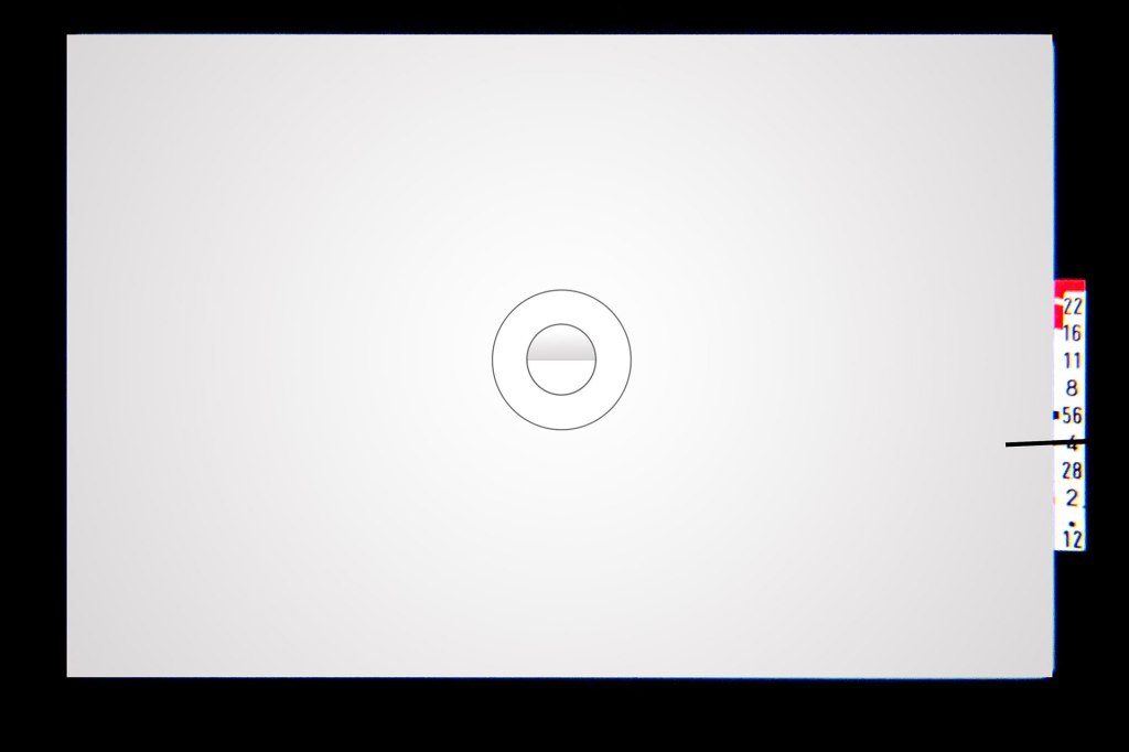 Canon AE-1 viewfinder