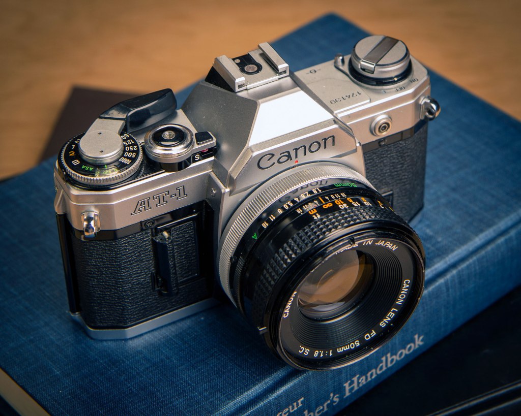 Canon AT-1 Camera top view