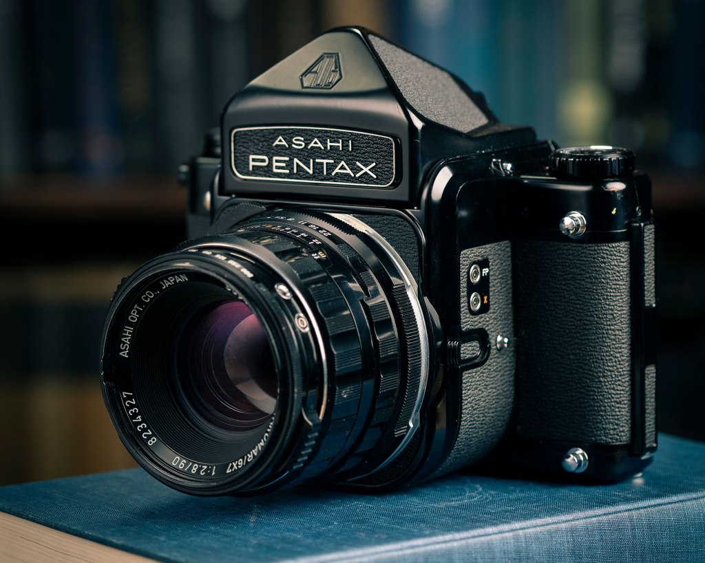 Pentax 6x7 camera front view
