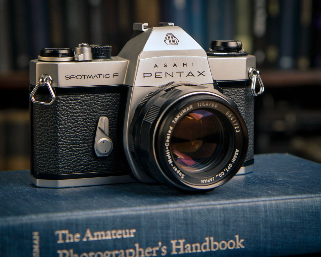 Spotmatic Camera front view