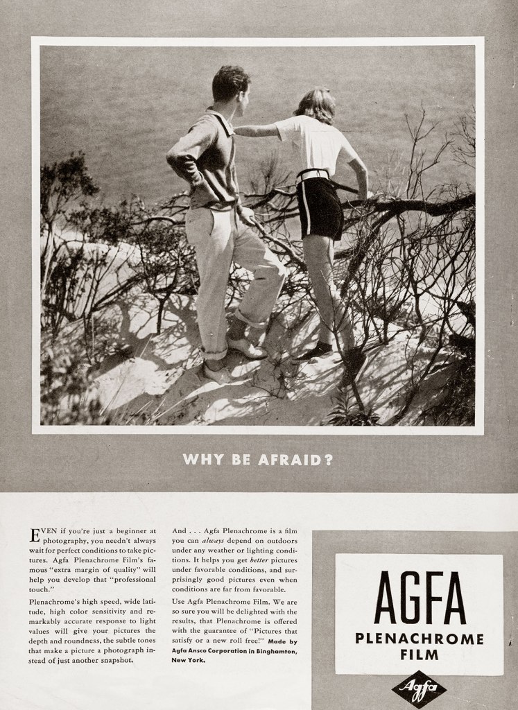 1938 Agfa Plenachrome film ad