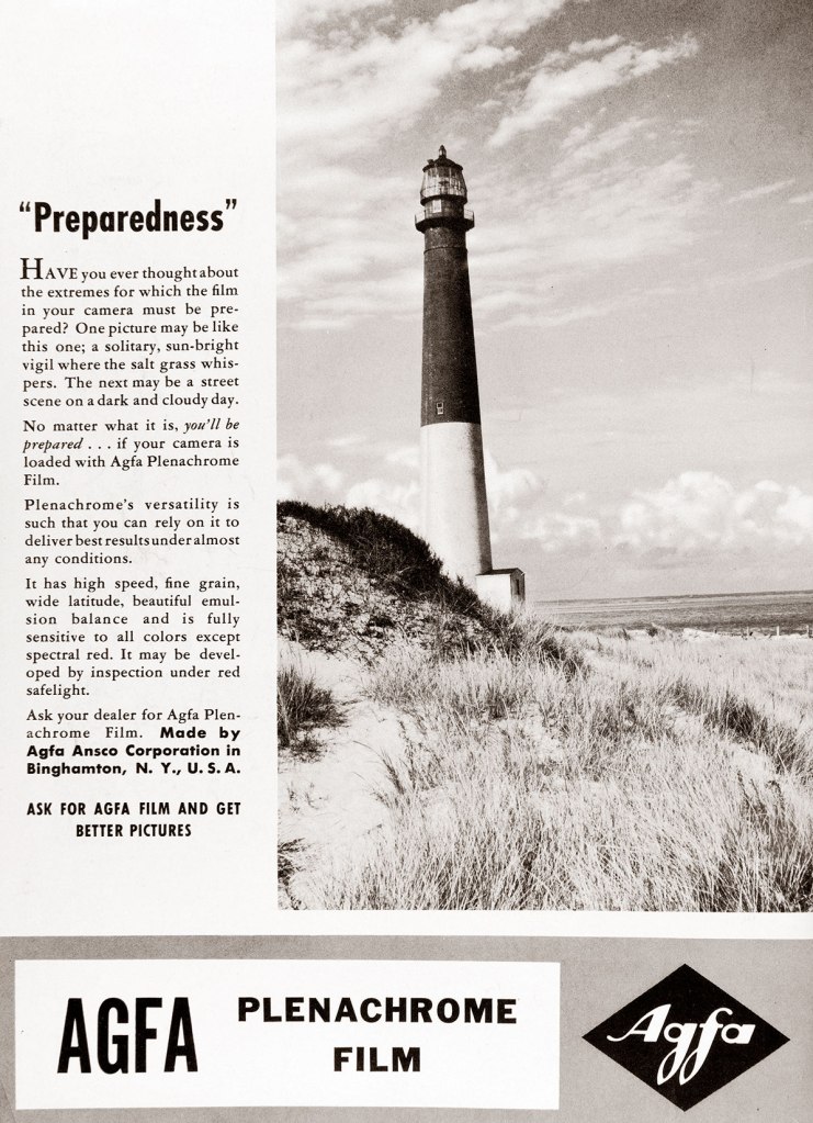 1939 Agfa Plenachrome Film ad