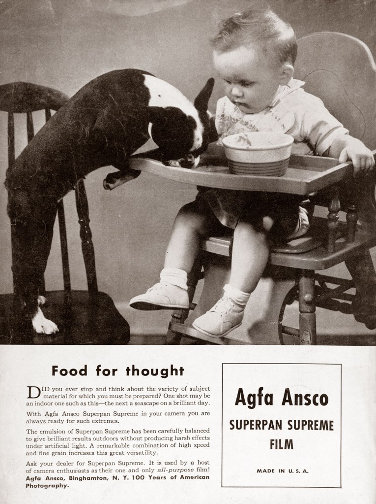 1942 Agfa Superpan Supreme film ad