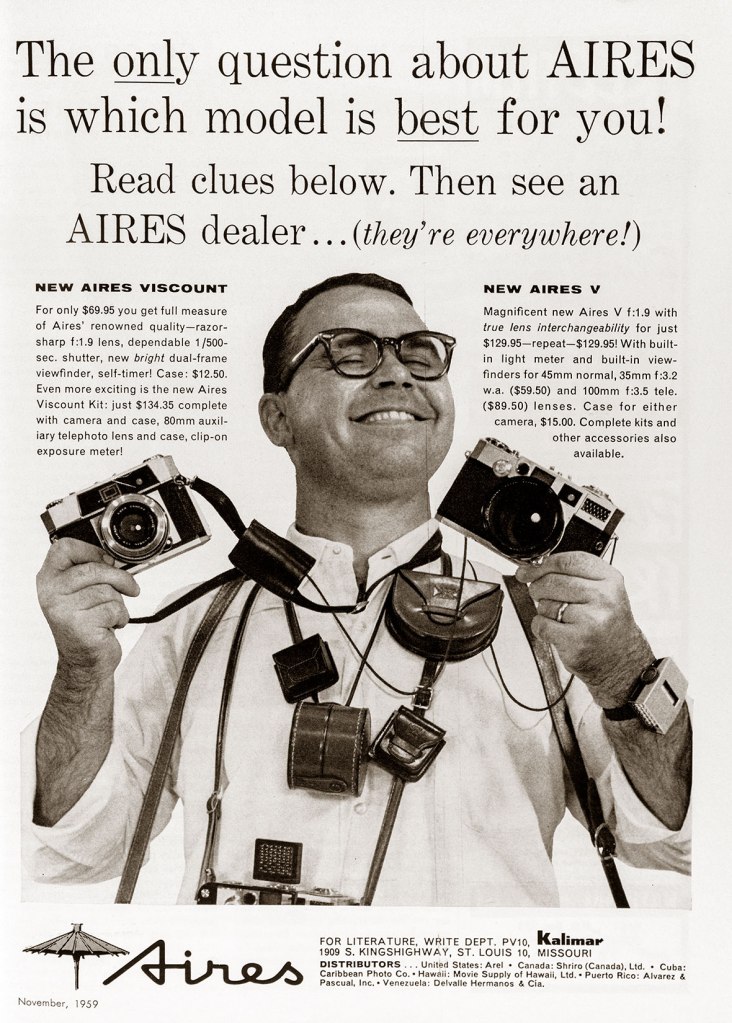 1959 Aires cameras ad