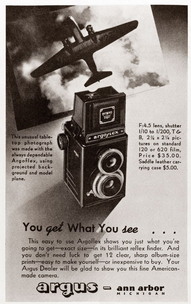 1941 Argus Argoflex ad
