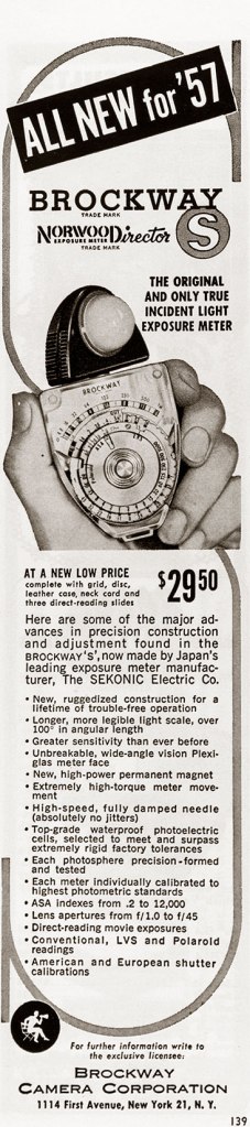 1957 Brockway Norwood Director ad