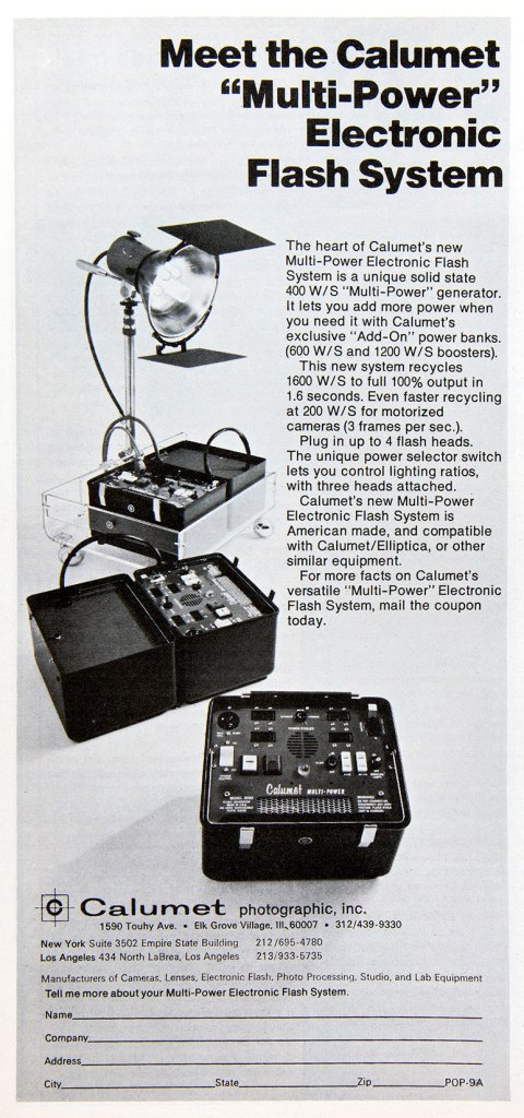 1972 Calumet Flash system ad