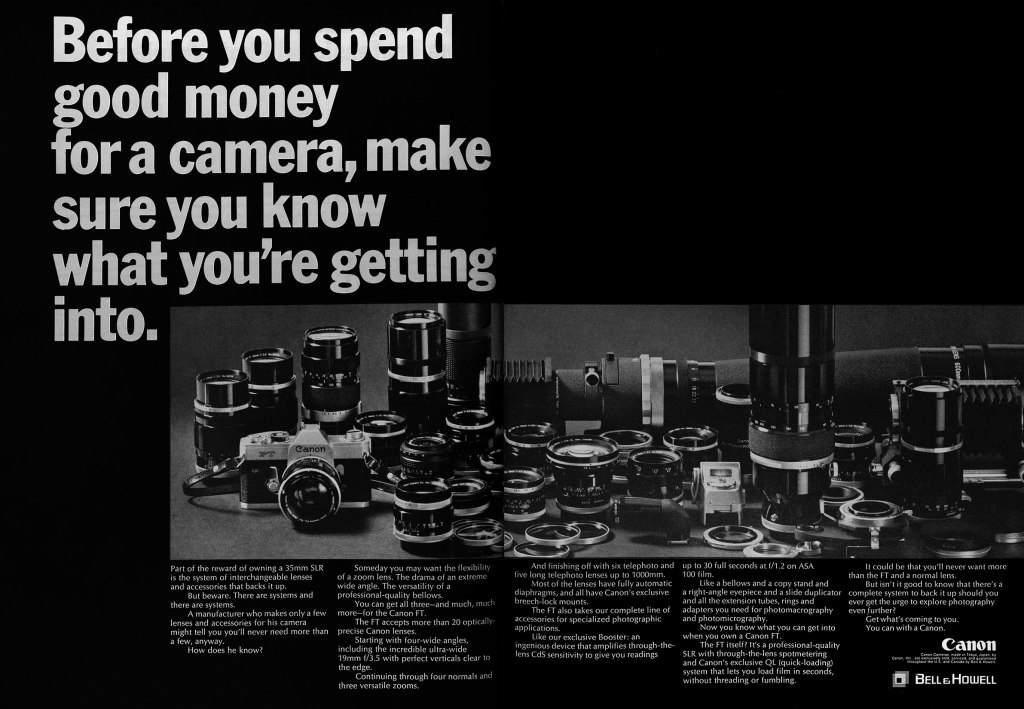 1969 Canon ad