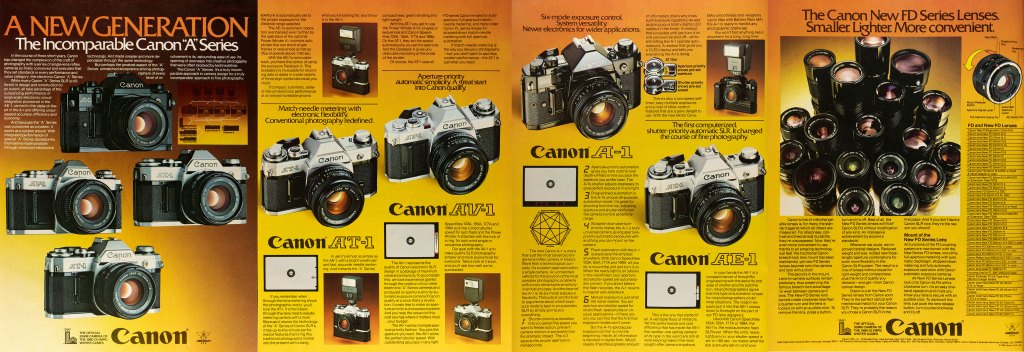 1980 Canon A-Series Cameras ad
