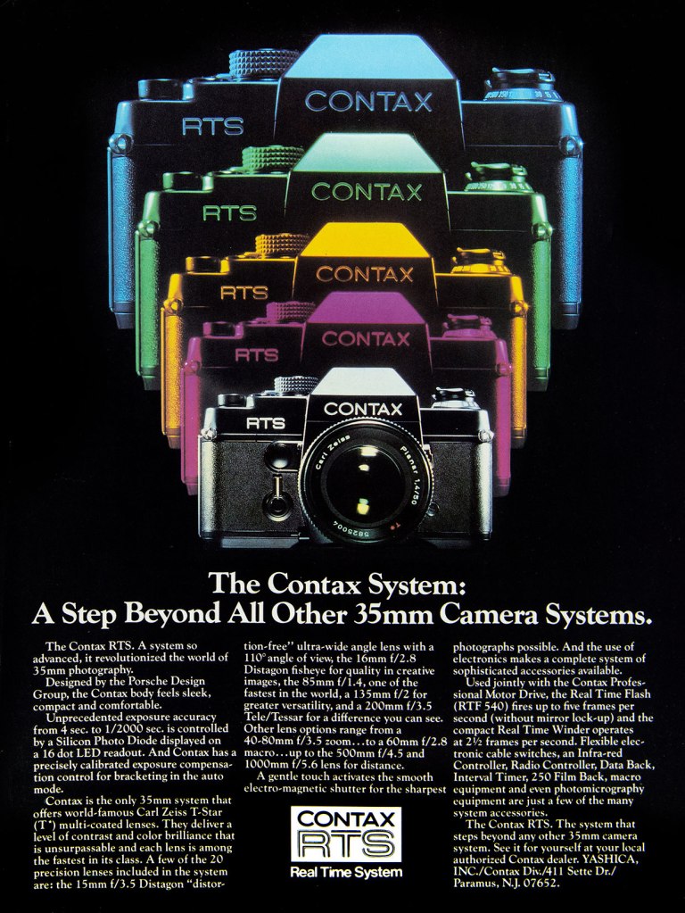 1979 Contax RTS ad