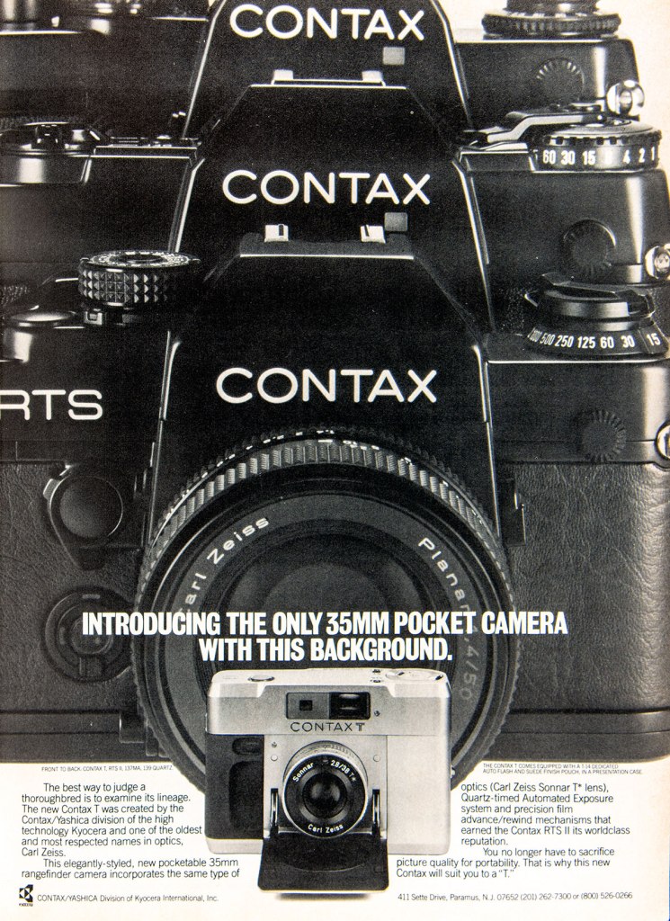 1984 Contax RTS ad