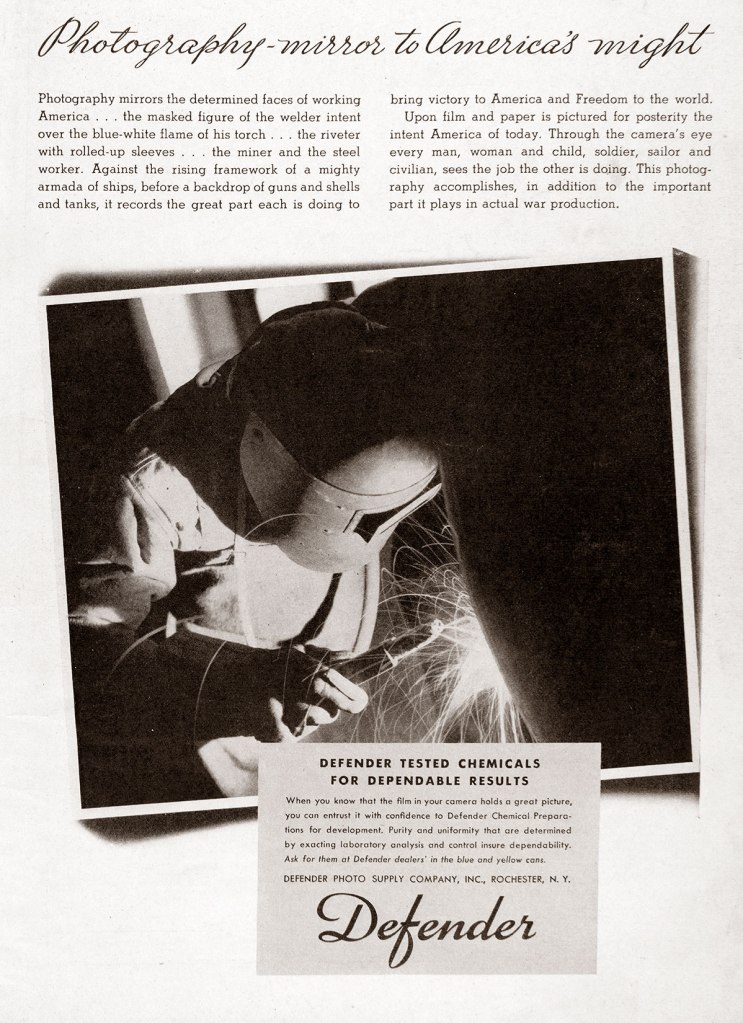 1941 Defender Photo Supply ad