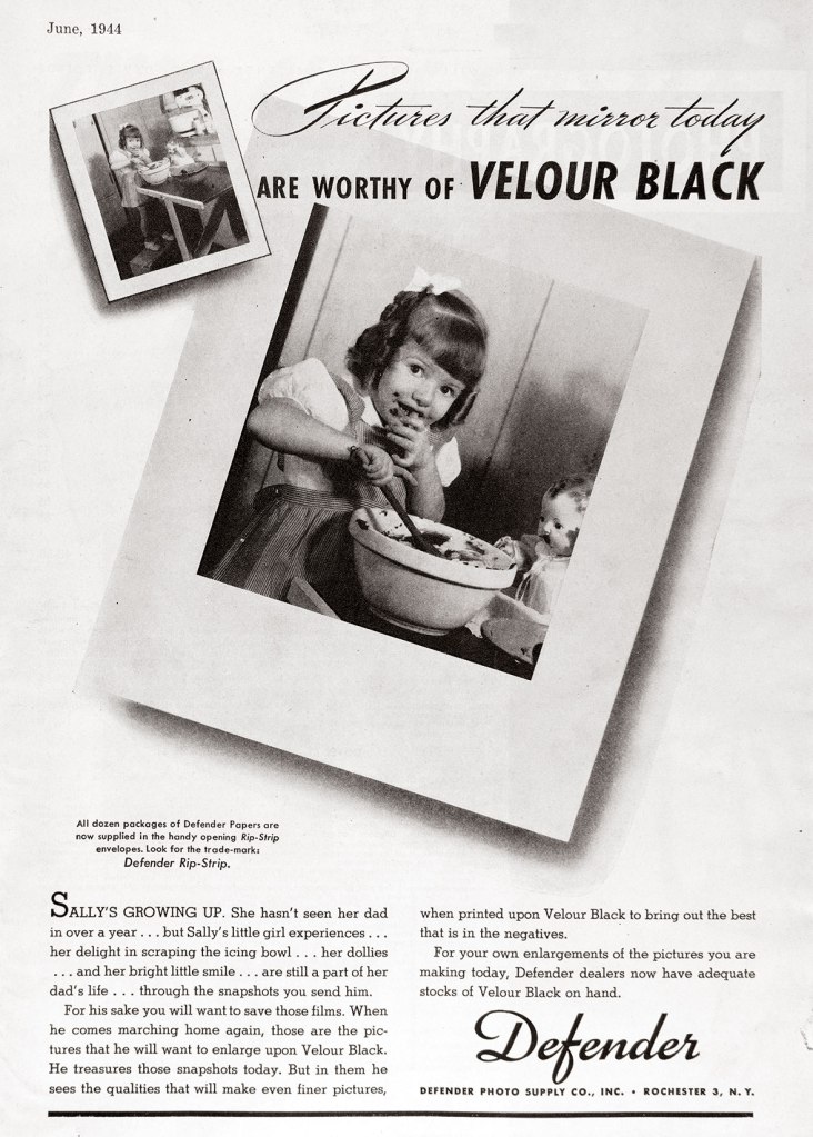 1944 Defender Photo Supply ad