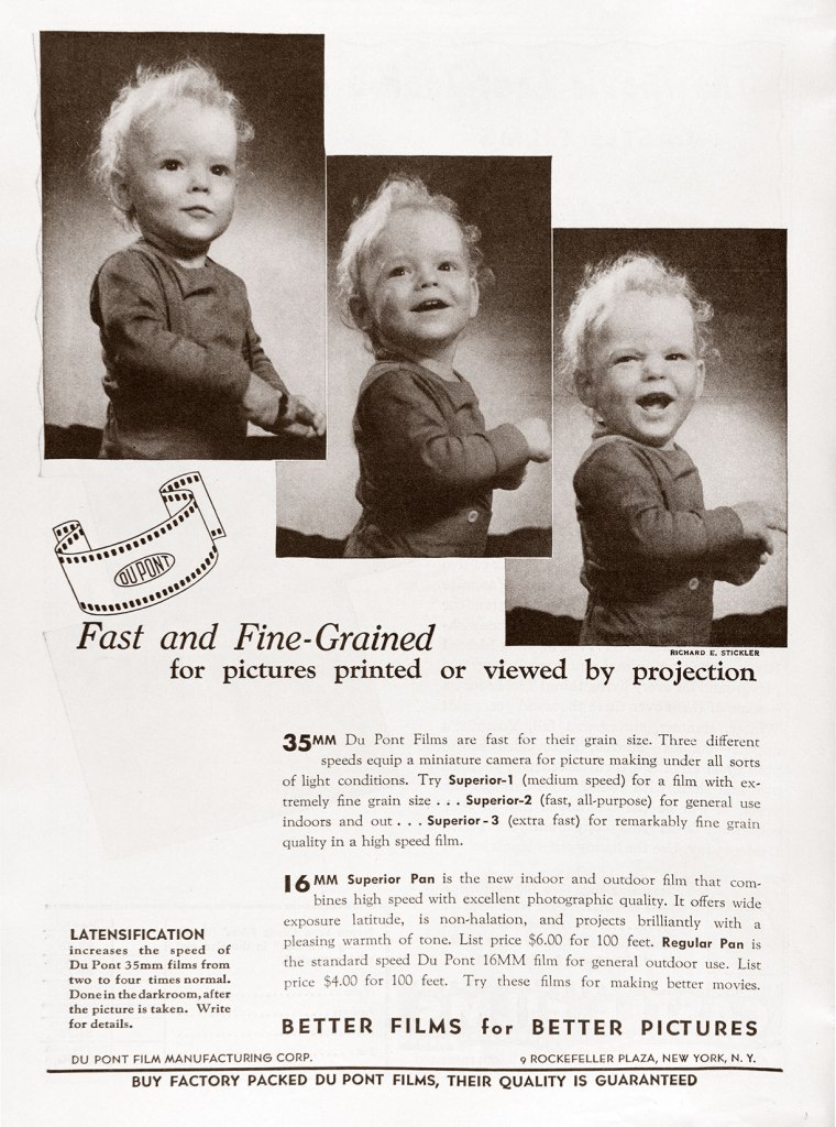 1941 DuPont film ad