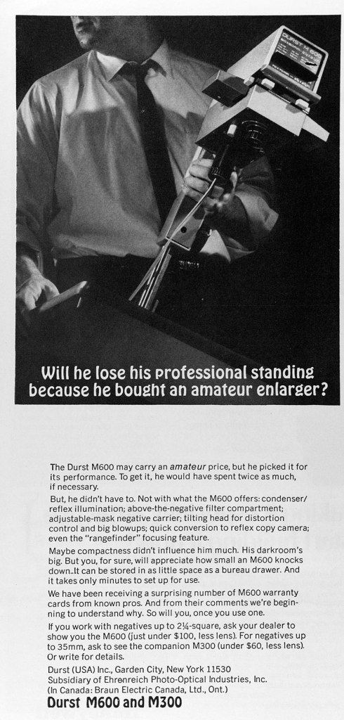 1969 Durst Enlarger ad