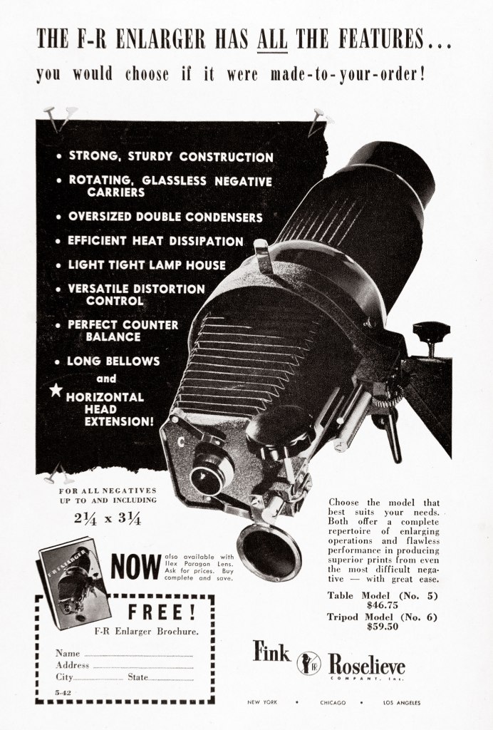 1942 Fink Roselieve ad
