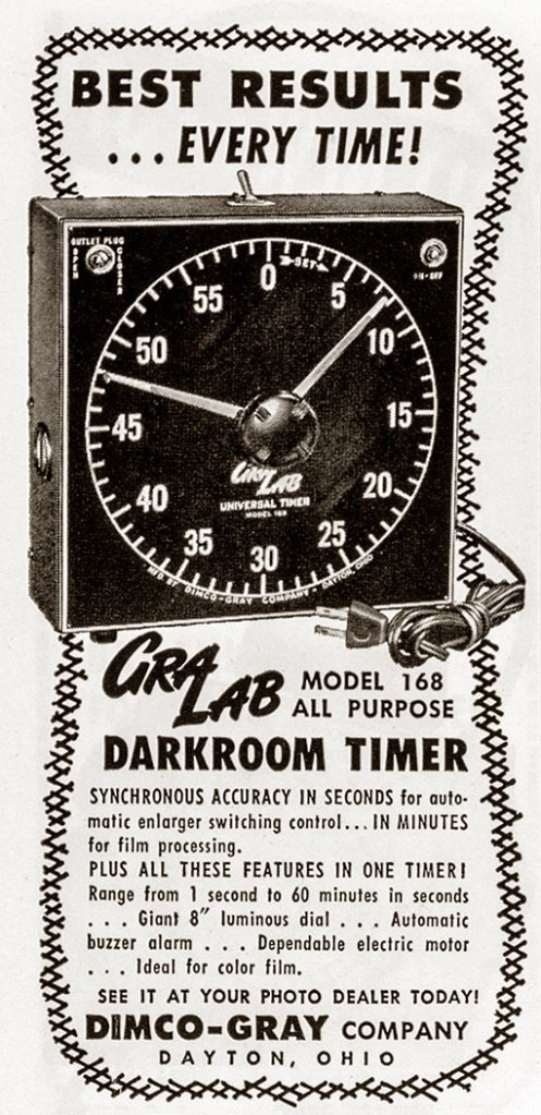 1957 Gralab Timer ad