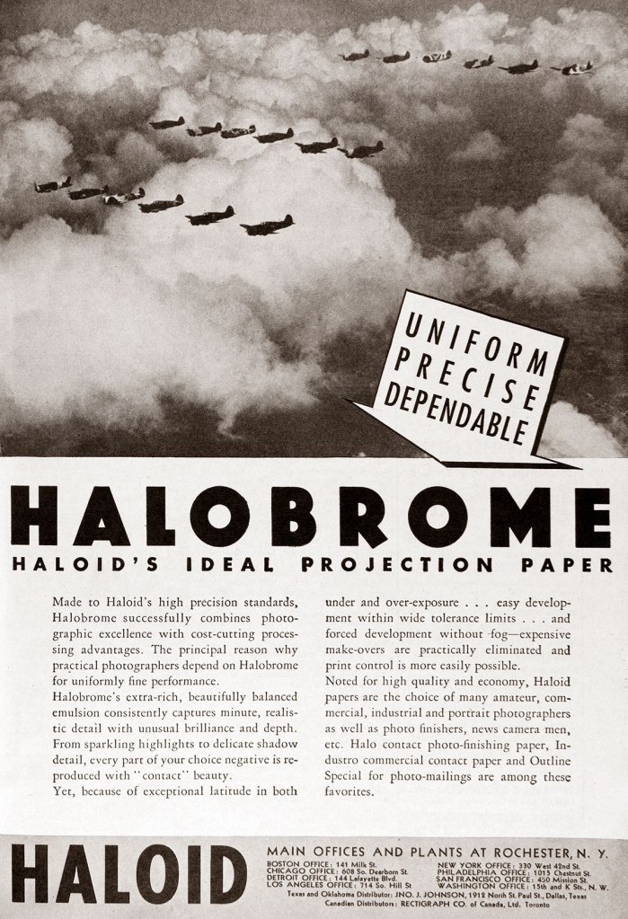 1942 Halobrome ad