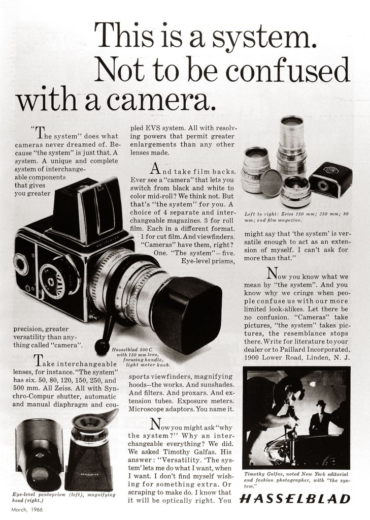 1966 Hasselblad ad