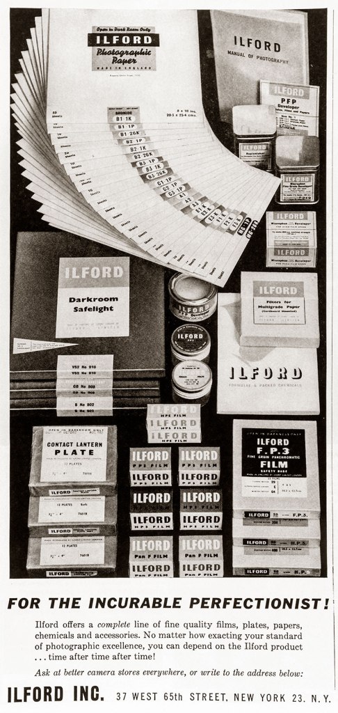 1957 Ilford ad