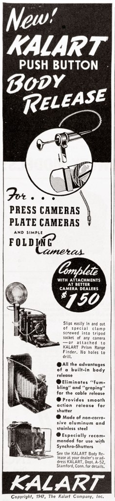 1947 Kalart body release ad