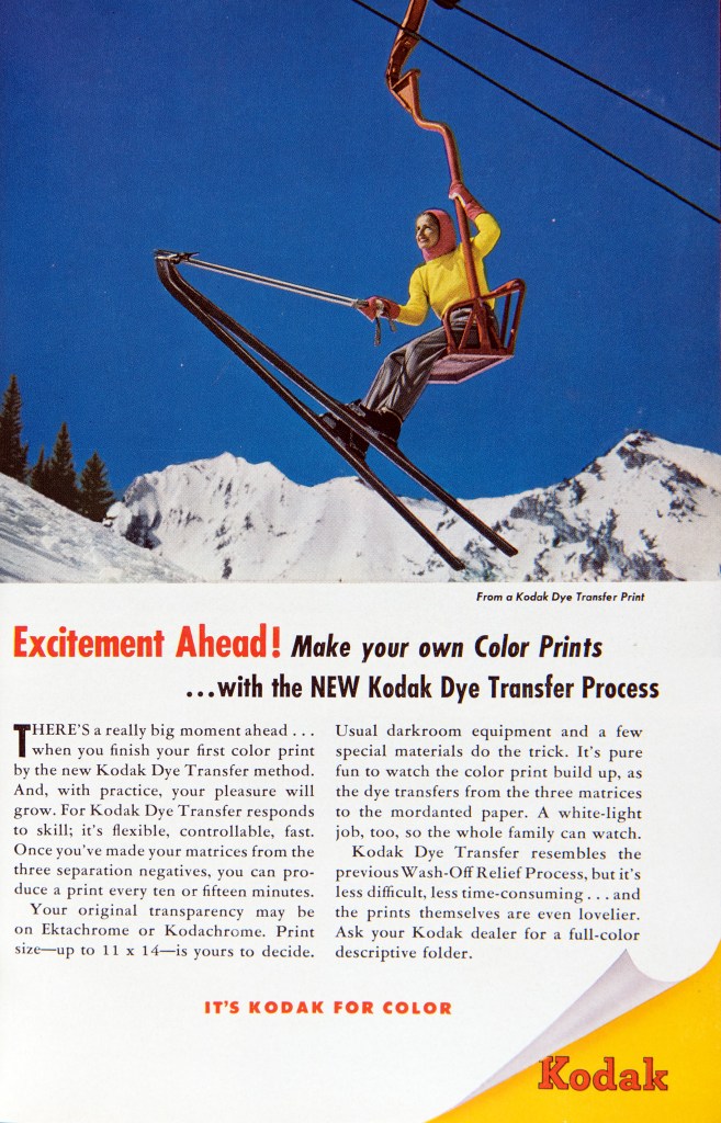 1947 Kodak Dye Transfer Process ad
