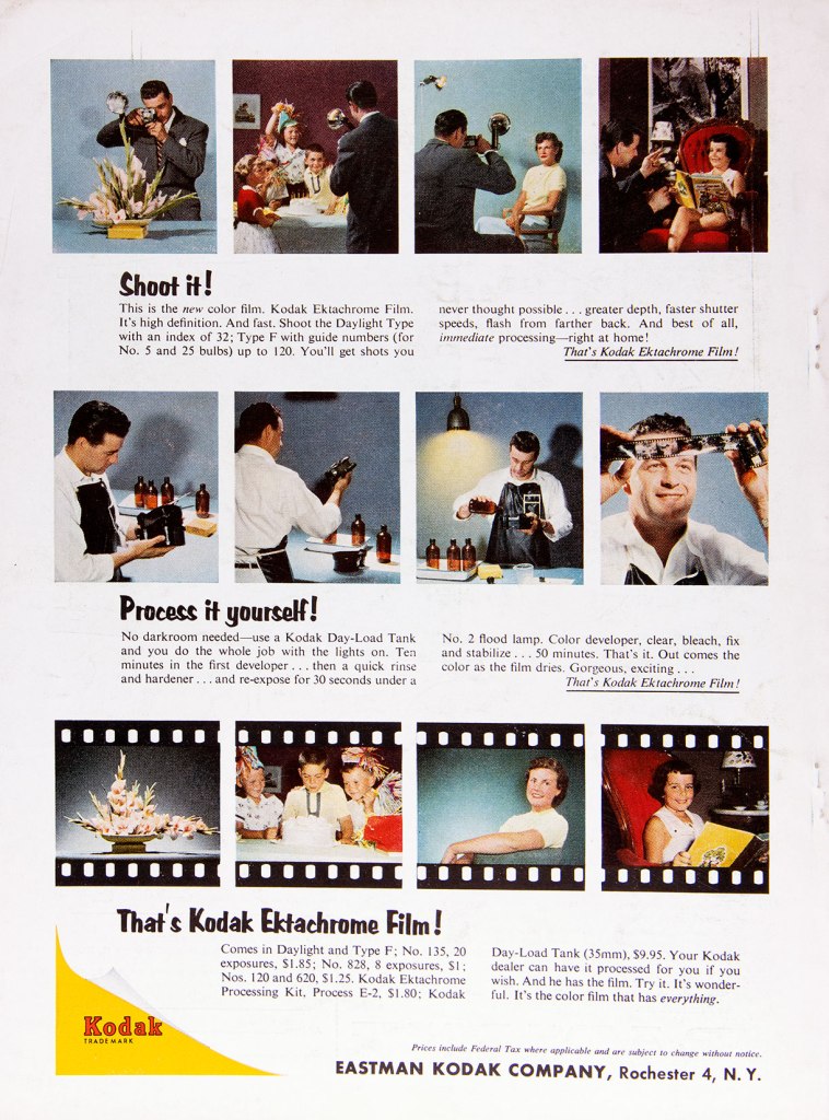 1956 Kodak Ektachrome ad