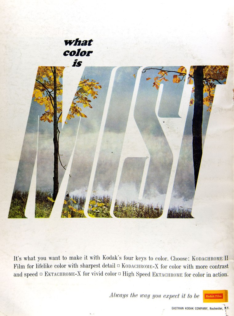 1965 Kodak Slide film ad