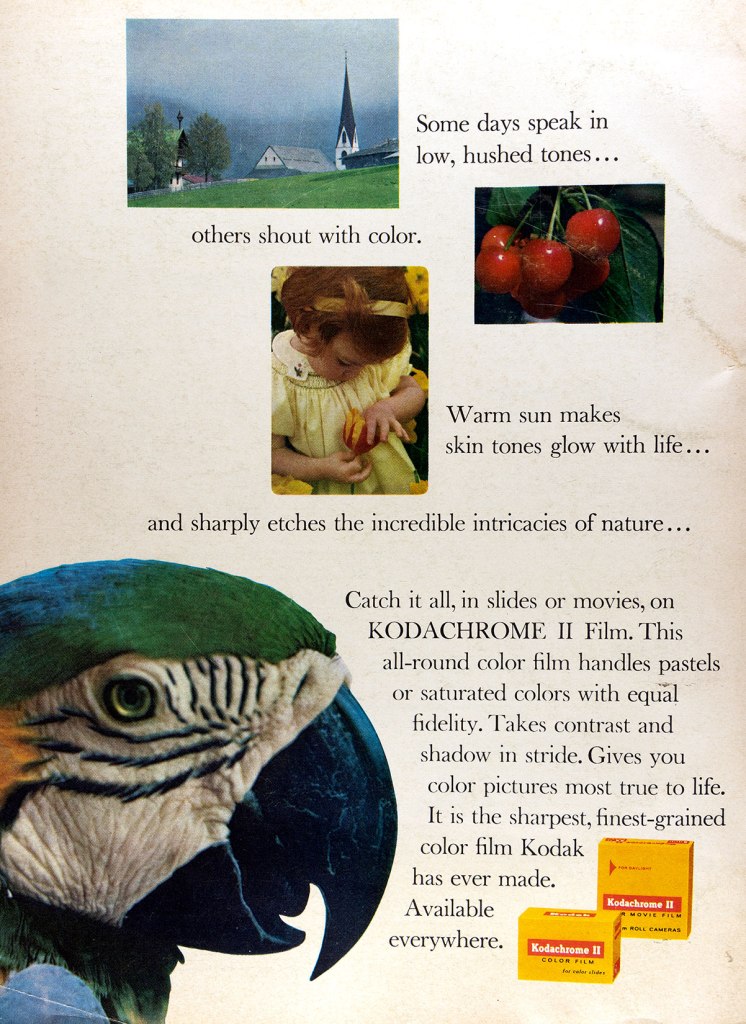 1966 Kodachrome II ad