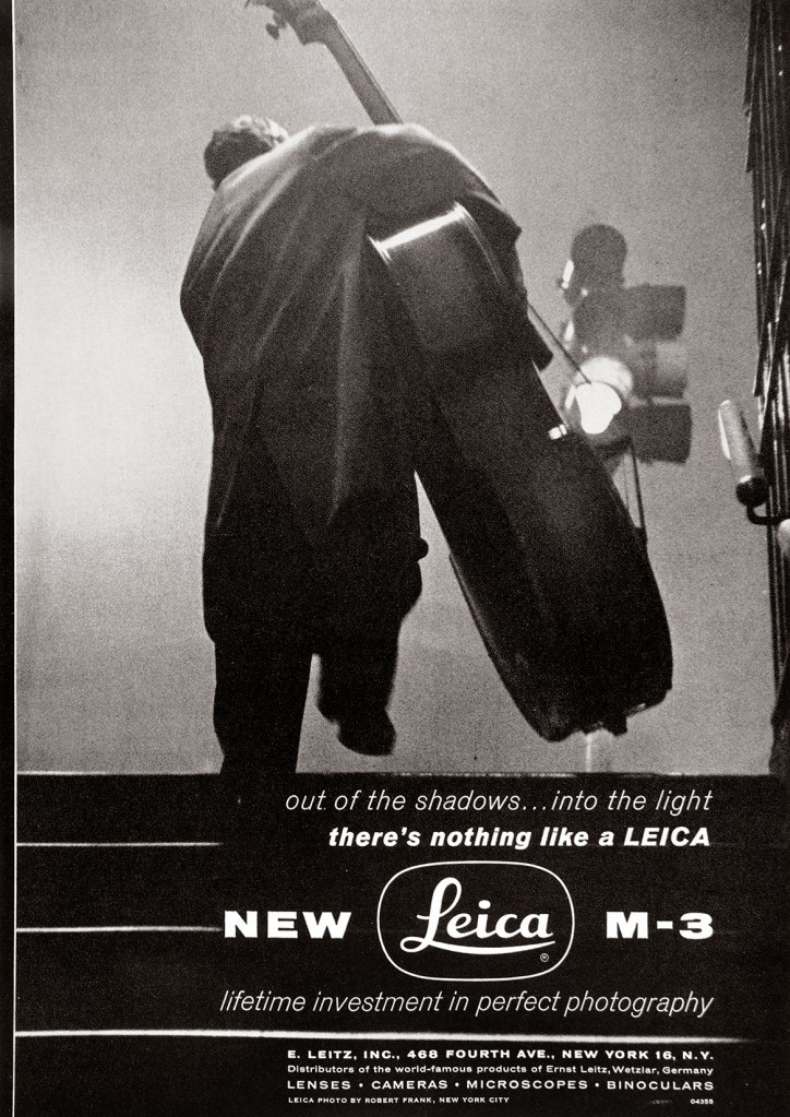1956 Leica M-3 camera ad