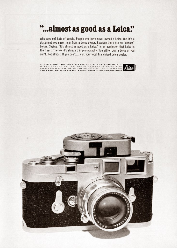 1964 Leica Camera ad