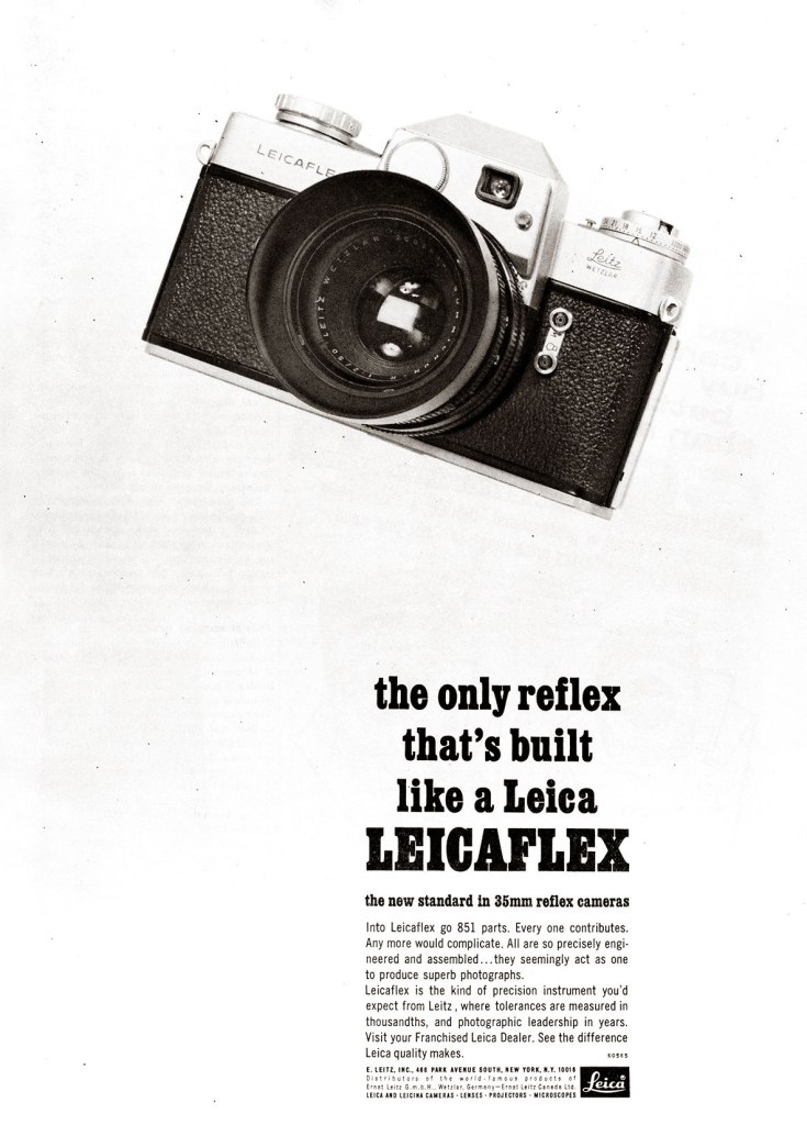 1966 Leicaflex camera ad