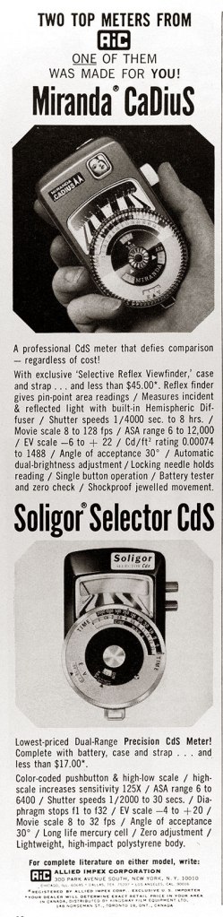 1965 Miranda CaDiuS ad