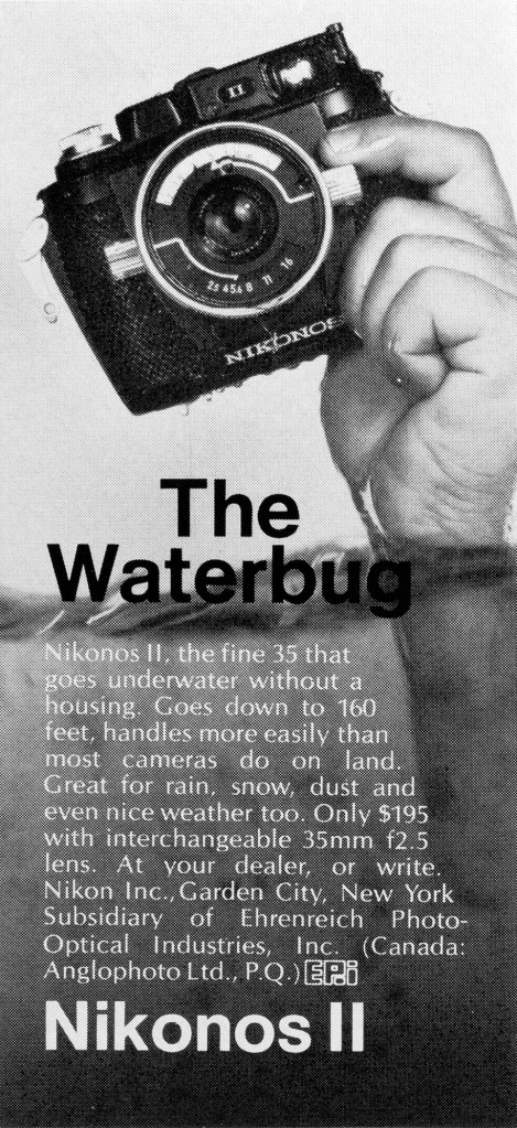 1971 Nikonos II camera ad