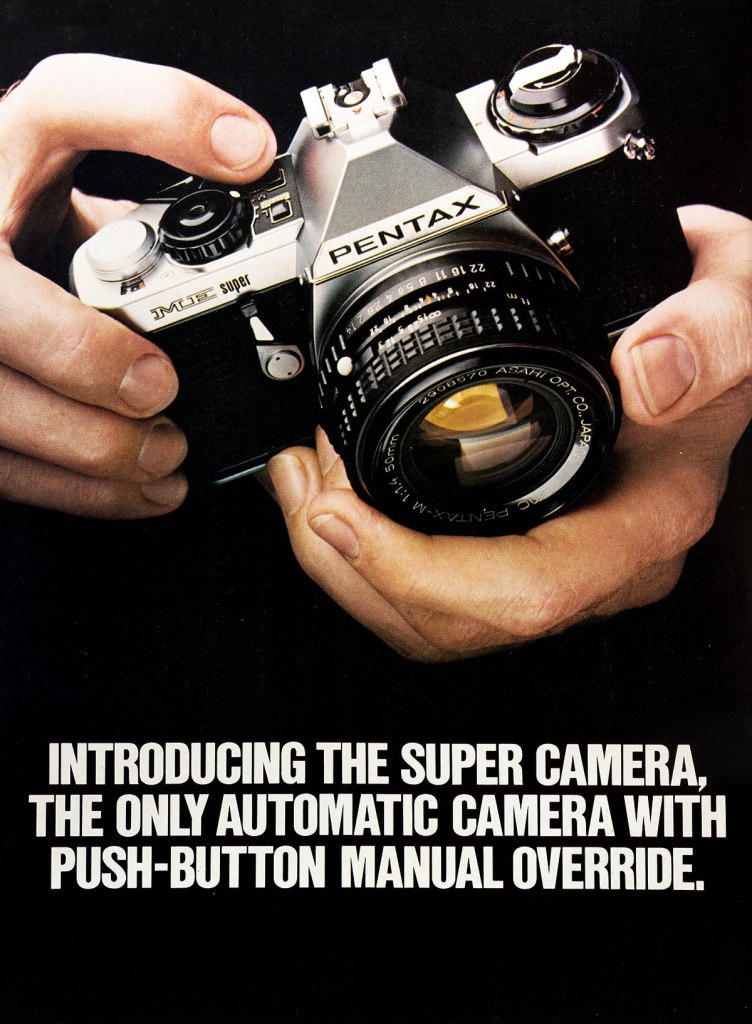 1980 Pentax ME Super camera ad