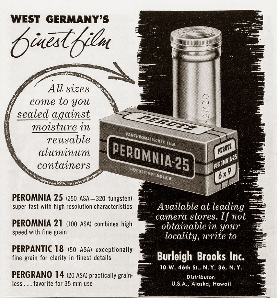 1957 Peromnia film ad