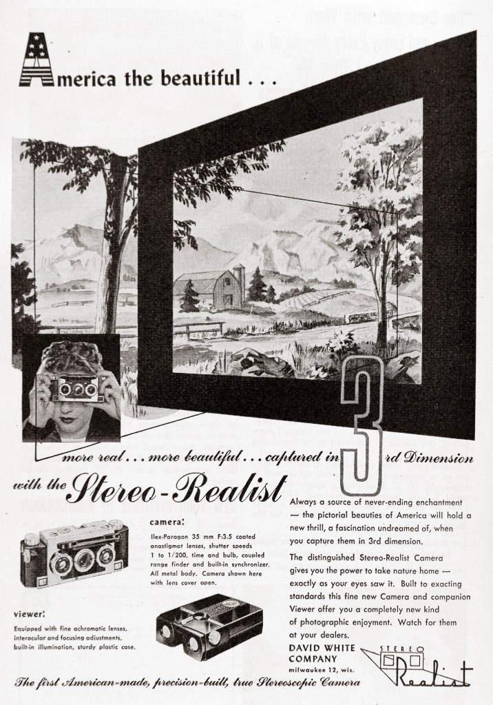 1947 Stereo-Realist camera ad