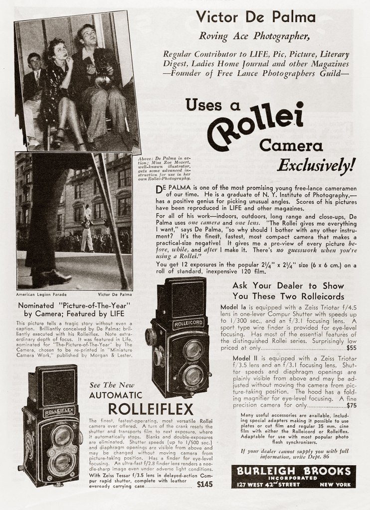 1938 Rollei camera ad
