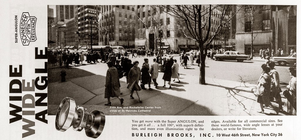 1959 Schneider lens ad