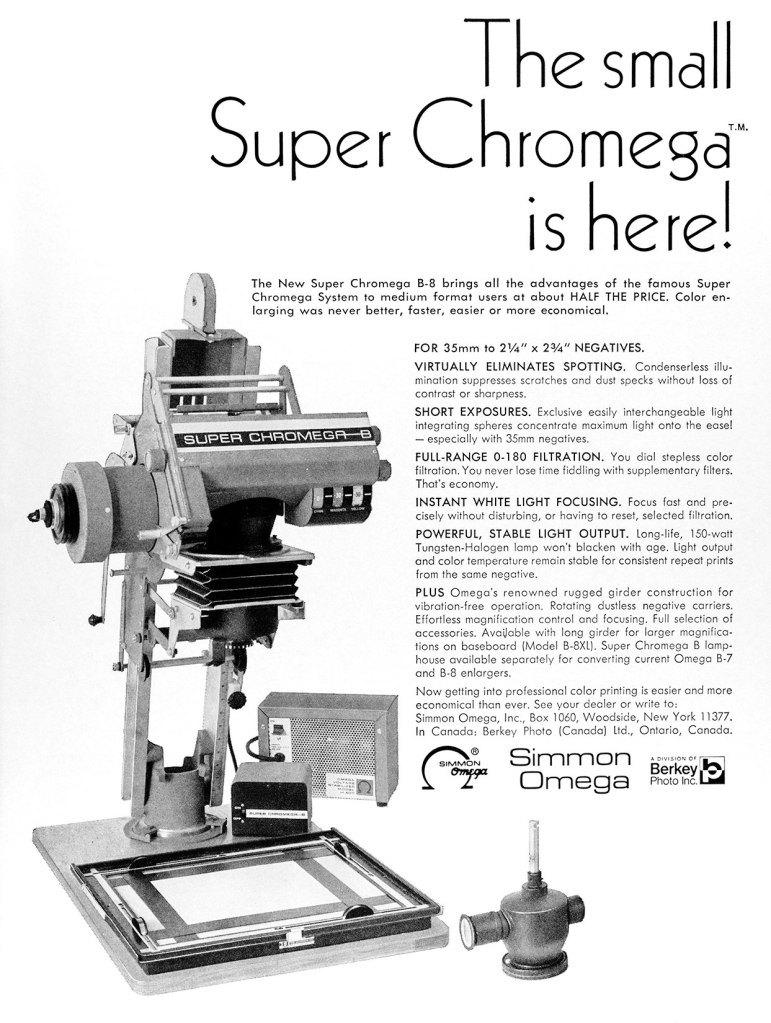 1970 Omega Super Chromega ad
