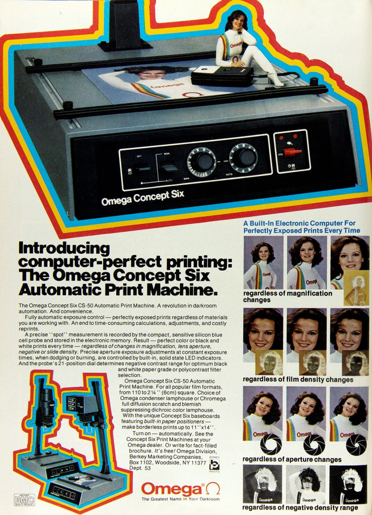 1979 Omega Concept Six print machine