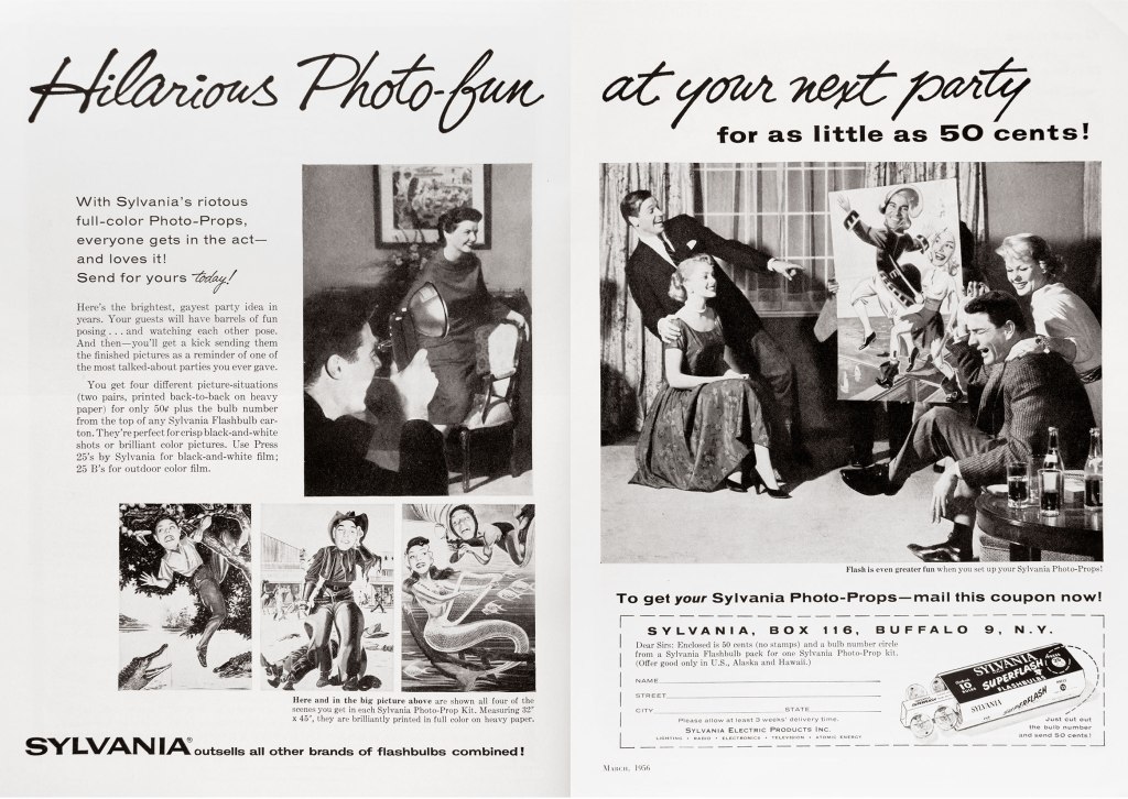 1956 Sylvania Photo-Props ad