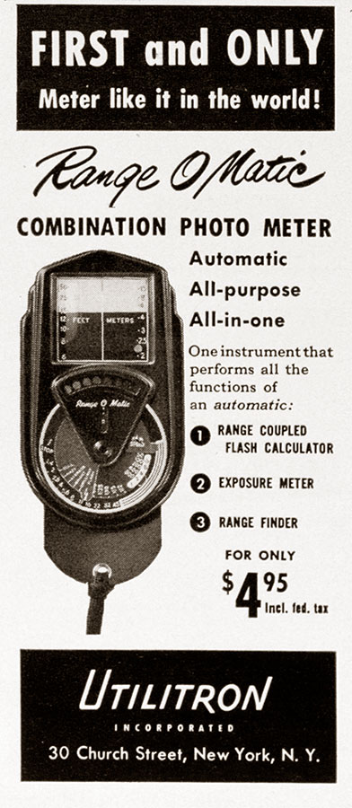 1950 Utilitron meter ad