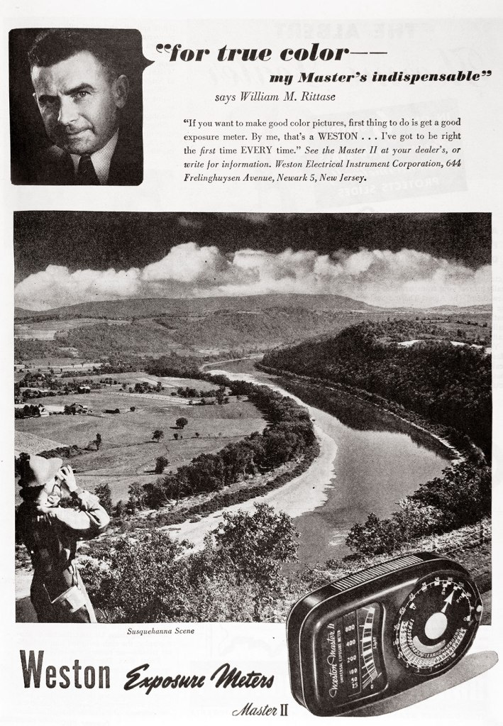 1947 Weston Lightmeter ad