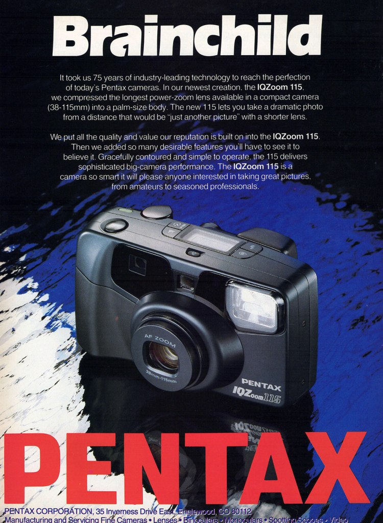 1993 Pentax IQ Zoom ad