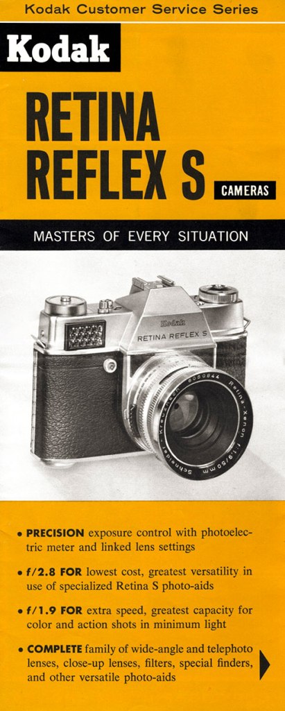 Kodak Retina Reflex S Sales Brochure
